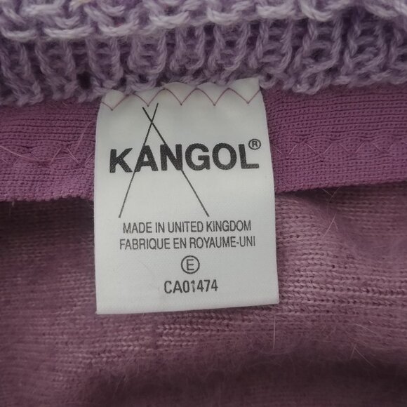 Kangol made in UK angora blend hat balaclava purple lavender violet Judy - Picture 12 of 16